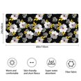 thumbnail image 3 of Pioneer Flower Floral Print Pattern Bathroom Rugs Mat, Non Slip Microfiber Bathroom Rug with Rubber Backing, Soft Mats for Bathroom Floor Tub Shower, 24"x60", 3 of 5