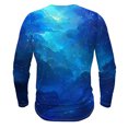 thumbnail image 3 of FAIWAD Plus Size Tops for Men Long Sleeve Button Pullover Casual Slim Comfy Basic Stretch Workout Shirts, 3 of 4