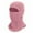 Pink, variant on Unisex Mask,Casual Full Face Thermal Solid Color Cold Proof Head Cover Multi Purpose Fleece Windproof Hat,Full Face Mask