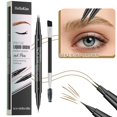 thumbnail image 1 of SharkTRUE Dual-Ended Eyebrow Pencil With Brush: Waterproof, Long-Lasting, Natural 3D Brows, 1 of 8