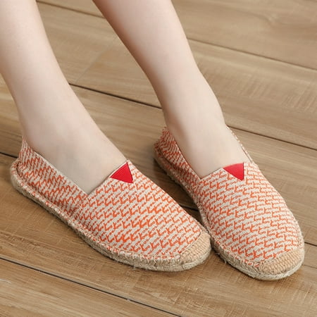 

Aayomet Business Casual Shoes for Women Winter Linen Convenient Men s Loafers Made Fashion Women s Cute Womens Shoes Casual Red 8