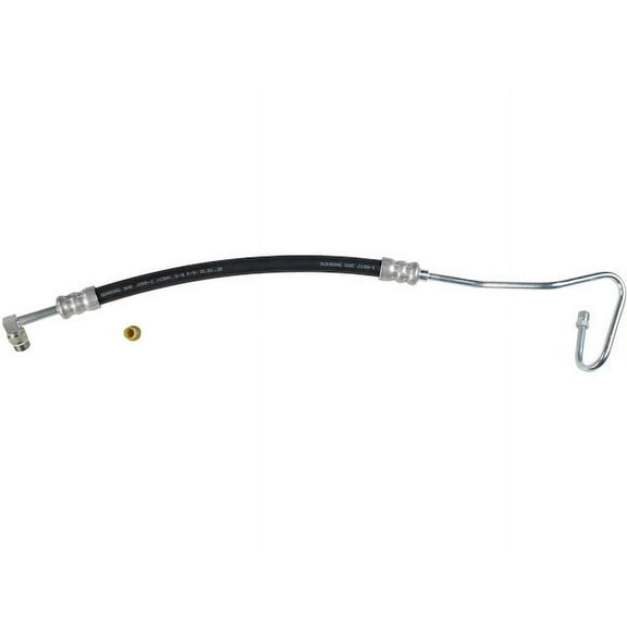 Power Steering Pressure Line Hose Assembly - Compatible with 1990 - 1997 Ford F-350 7.5L V8 1991 1992 1993 1994 1995 1996