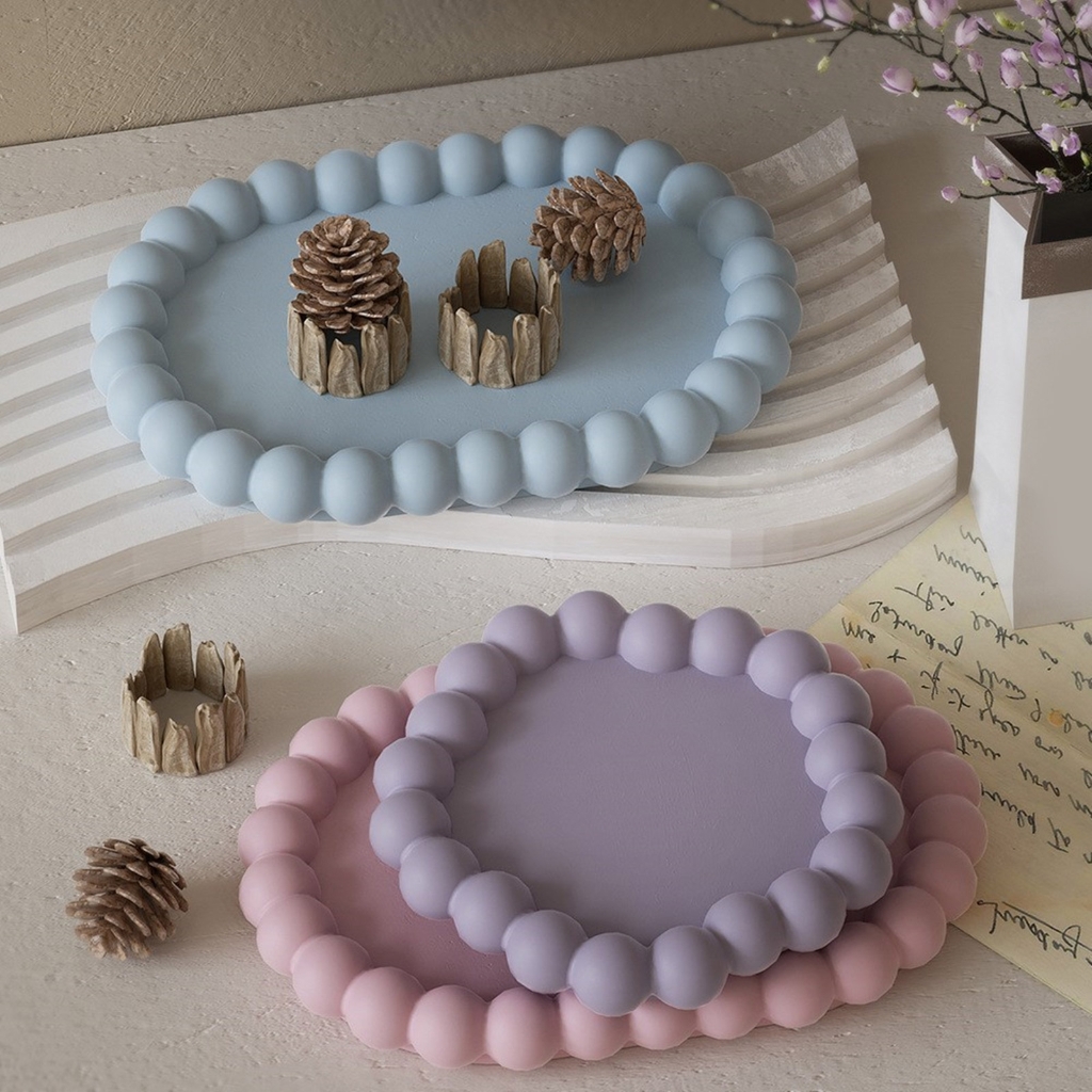 WINDLAND 6Pcs Silicone Ashtray Making Mold Geometric Cup Coaster Mould Epoxy Resin Jewelry Storage Tray Molds Plate Moulds