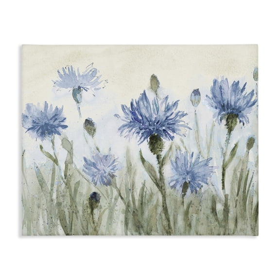 Stupell Industries French Country Blue Cornflowers Meadow Canvas Art, 20 x 16, by Lanie Loreth