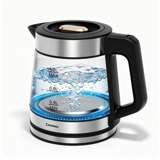 SAKI Baristan Electric Gooseneck Kettle , 1200W, 1 Liter, Matte Black