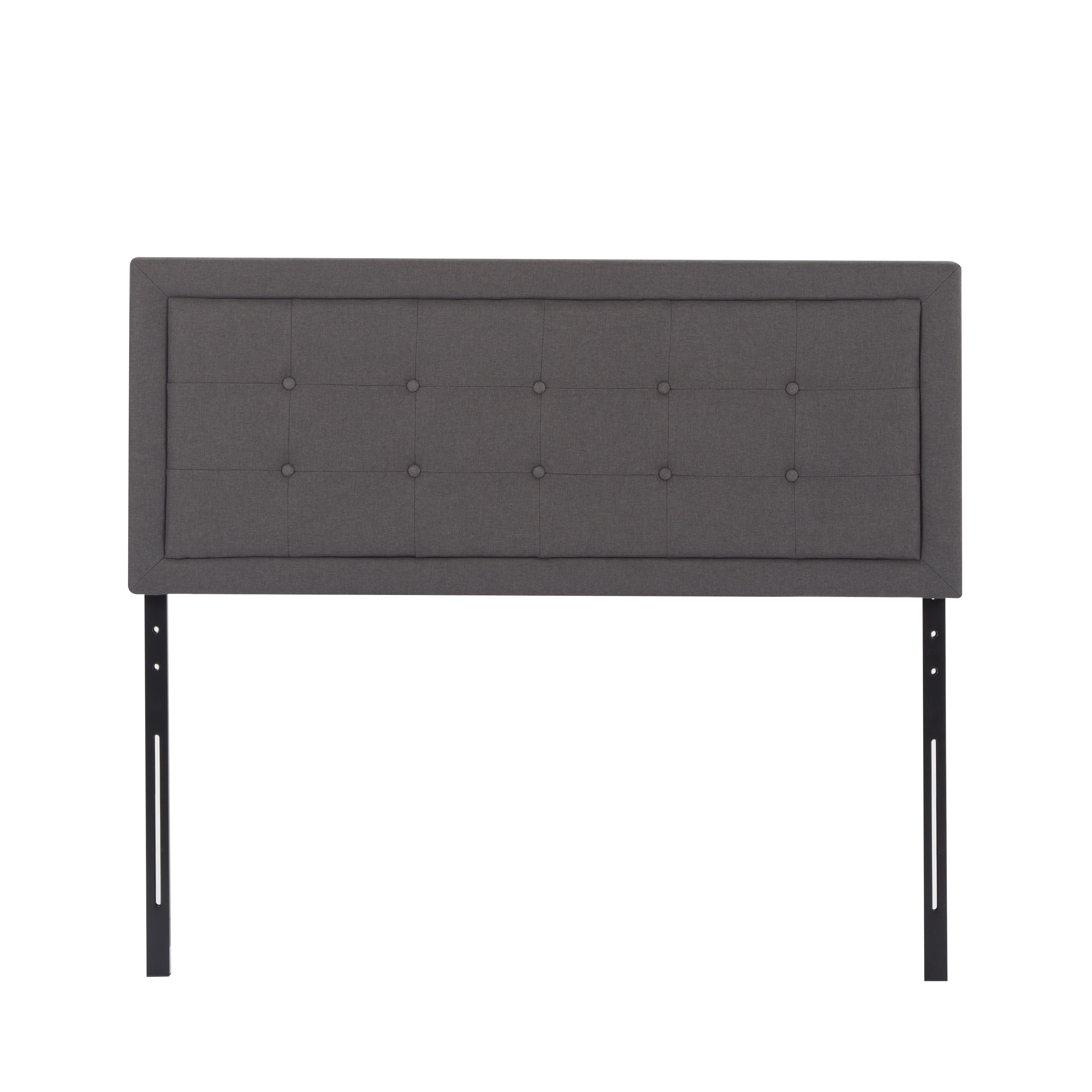Gewnee Upholstered Headboard for Full Bed.Linen Soft Panel with Button Decorations and Adjustable Headboard.