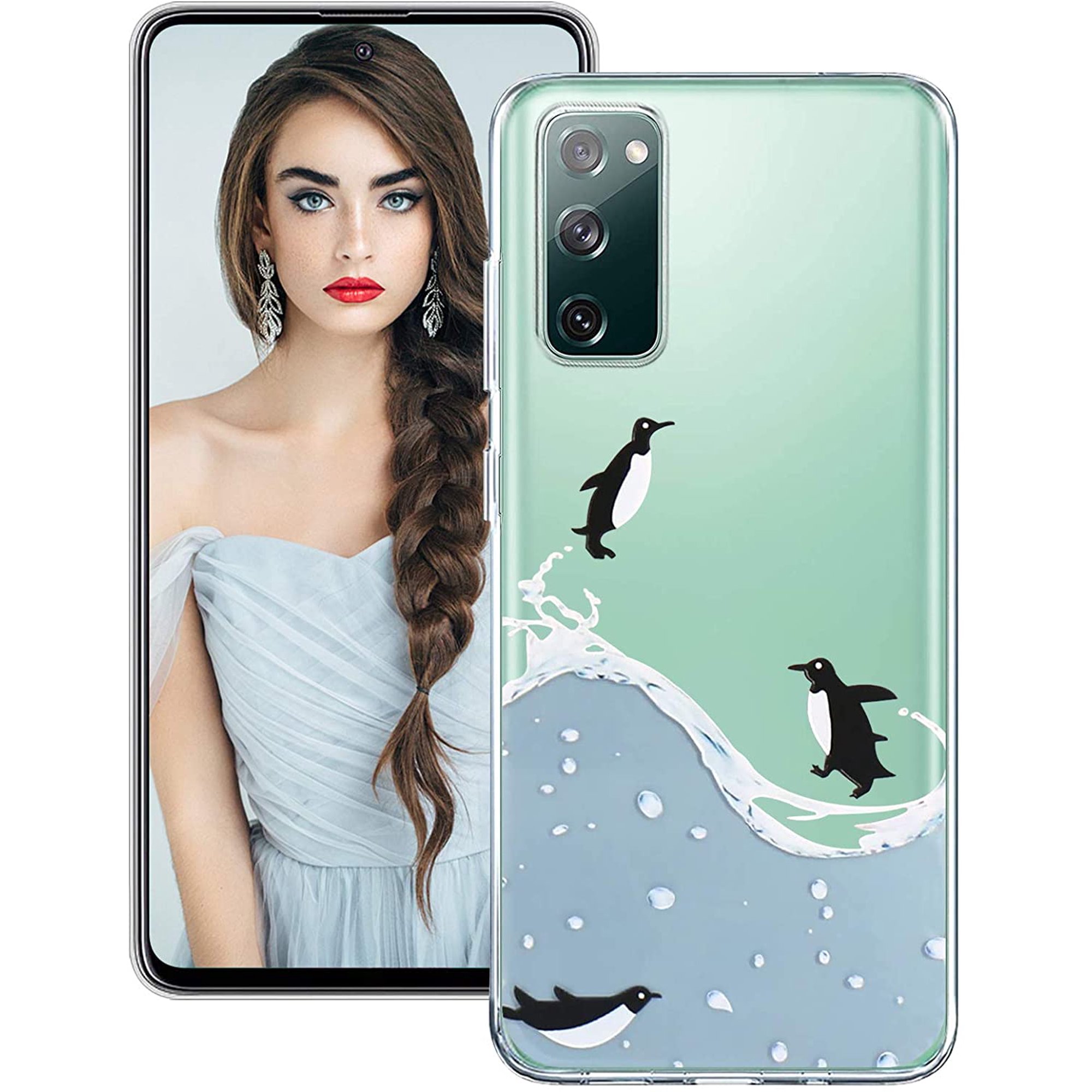 Galaxy S Fe Silicone Case For Samsung Galaxy S Fe 5g 4g Case Cute Animal Pattern Rugged Case Clear Ultra Slim Soft Walmart Canada
