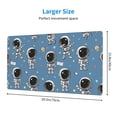 thumbnail image 2 of Kdxio Cute Cartoon Astronaut Print Large Gaming Mouse Pad,Non-Slip Base,Water Resist Keyboard Pad for Gamer,Office & Home,29.5 x 15.8 in, 2 of 6