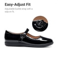 thumbnail image 3 of DREAM PAIRS Girls' Mary Jane School Uniform Dress Shoes with Adjustable Buckle Strap, Round Toe & Slip-Resistant Outsole, 3 of 5