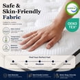 thumbnail image 4 of Beddle Cooling Hybrid Mattress, 12 Inch Twin XL Size Medium Feel Foam Mattress with Pocket Springs, Extra Edge Support, Pressure Relief, CertiPUR-US, Gray, 4 of 8