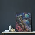 thumbnail image 5 of KLL Rainbow Astronaut Space Landscape Print Canvas Wall Art, Canvas Painting Prints Canvas Art Wall Decor Home Decoration for Living Room Bedroom Office, 5 of 6