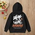 thumbnail image 3 of Tiijoy Big Girls Hawaii Hoodie Casual Graphic Hooded Pullover Sweatshirt, Sizes 7-8, 3 of 5