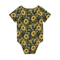 thumbnail image 2 of Rocae Sunflowers for Baby Climbing Clothes Soft Baby Romper for Active Infants Comfortable and Breathable Crawling Jumpsuit Unisex Baby Outfit 3 Months, 2 of 8