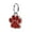 Red, variant on Shulemin Pet Tag Claw Shape Decorative Durable Paw Dog ID Tag for Hiking,Green