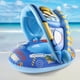 thumbnail image 1 of Anillos De Natación Aro salvavidas de PVC suave con parasol conveniente para las vacaciones de verano (azul) Sywqhk Para Estrenar, 1 of 5