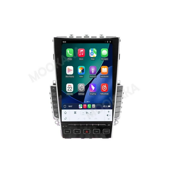 MOOKAKA 12.1 inch Carplay Screen/Radio/Multimedia Player for Infiniti Q50L 2013-2019 Models Universal Car Navigation/GPS Upgrade Headunit Android Display 1080P Touch Screen Replace System