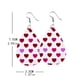 thumbnail image 2 of Pendientes De Gota De Cuero Para El Día De San Valentín, Pendientes Colgantes Con Estampado De Corazón En Forma De Lágrima, Pendientes Colgantes De Cuero Para Mujer 30 Pares sonducket AP005488-00, 2 of 6