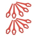thumbnail image 2 of Lame en Plastique pour Tondeuse à Gazon, Outil de Coupe de Gazon Robuste pour Usage Domestique pour Remplacement Rouge, Vert, Orange, 2 of 8