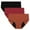 Red A, variant on Reusable Period Underwear for Women Heavy Flow Panties Menstrual Hipster Panty for Female Teens Girls 3PCS