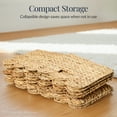 thumbnail image 6 of Best Choice Products Scalloped 13 x 13in Hyacinth Storage Basket Set of 5 - Natural, 6 of 9