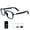 KM05_Black, variant on AI Smart Glasses for Men Women, Bluetooth Glasses with 164+ Languages Translation, Color-Change Lens and Hands-Free Calls for Travel Meeting Trade Business