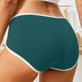 thumbnail image 5 of Ashirexll Womens Cotton Underwear, Plus Size Underwear for Women, Solid Color Breathable Sports Boyshorts Color Block Underwear, 5 of 7
