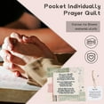 thumbnail image 4 of 2X Pocket Prayer Quilt Individually Hand-Sewn Colorful Cozy Symbolist Poetry for Family, 4 of 9