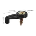 thumbnail image 2 of unbranded 120Jgo Clips Para Retener Paneles De Vidrio En Muebles Y Con Fijación Segura, 2 of 8