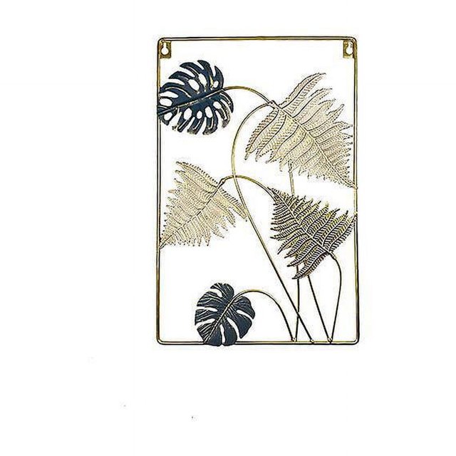 BR Decoración de pared con arte del hierro nórdico: elegantes manualidades para la habitación del hogar