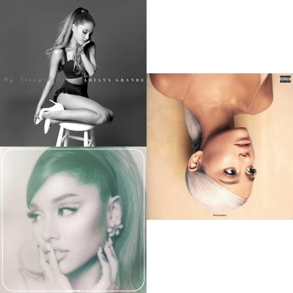 My Everything & Positions (Coke Bottle Clear LP Vinyl) & Sweetener (X) (2LP)