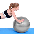 thumbnail image 2 of Pelota de yoga/FitBall/Pelota Tipo Bobath-Ideal Para Ejercicios de Fisioterapia Antiestallidos Color Gris Plata 65CM Diametro, 2 of 4