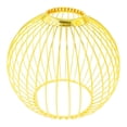 thumbnail image 1 of Pantalla de lámpara de hierro, cubierta de bombilla, decoración del hogar, accesorio de iluminación colgante industrial Oro 148x13cm, 1 of 9