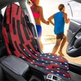 thumbnail image 3 of Bulopur Patriotic Front Car Seat Towel Geometric American Flag Waterproof Sweat Carseat Protector for Men Washable Athletic Towel for Holiday Fit SUV Sedan Truck, 3 of 8