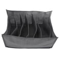 thumbnail image 1 of Clothing Organizer, Odorless Durable Wardrobe Clothes Organizer Premium Fabric  For Socks Gray 7 Grids, 1 of 8