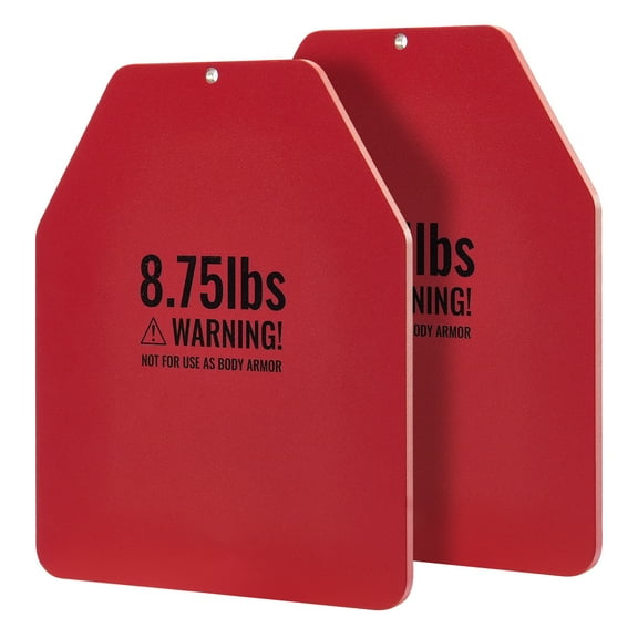 KFFKFF Weighted Vest Plates, Set of 8.75 LB, Superior Steel Plates, Ergonomically Shaped – WODs, Extra Weight for Training Vests, for Power Training, Jogging, Fitness, Intense Exercises