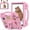 Pink, variant on Kids Case for iPad Pro 9.7, Kids Girl Shockproof Full Body Protective with Pencil Holder, Folding Handle Stand Shoulder Strap for iPad Pro 9.7 2016 Modle: A1674 / A1675 / A1673