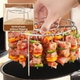 thumbnail image 4 of Air Fryer Grill Accessories Kit with 30 Skewers, Stainless Steel BBQ Kabob Set,Non-Stick Round Hanging Skewers for Even Cook, JASKFLY, 4 of 7