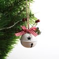 thumbnail image 2 of Adornos de cascabeles de Navidad JAMW 6 piezas en rojo blanco y verde, 2 of 4