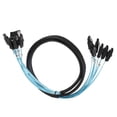 thumbnail image 3 of Cable de disco duro SATA, cable de datos de disco duro SATA3.0 de 6 puertos 1 m 6,0 Gbps construido para el futuro, 3 of 8