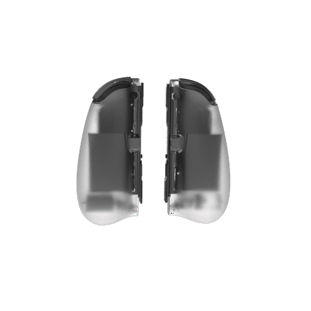 Motion Controllers pair with a USB Type-C Charging Cable & Joy-Con Alternative compatible with Nintendo Switch - Clear White