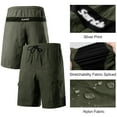 thumbnail image 3 of Santic Men's 3D Padded Mountain Bike Shorts Lightweight Cycling MTB Shorts, 3 of 6