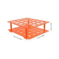 thumbnail image 2 of HONMEET Detachable Tube Rack Laboratory Organizer Orange 1 Piece Storage Holder for Lab Tubes, 2 of 8