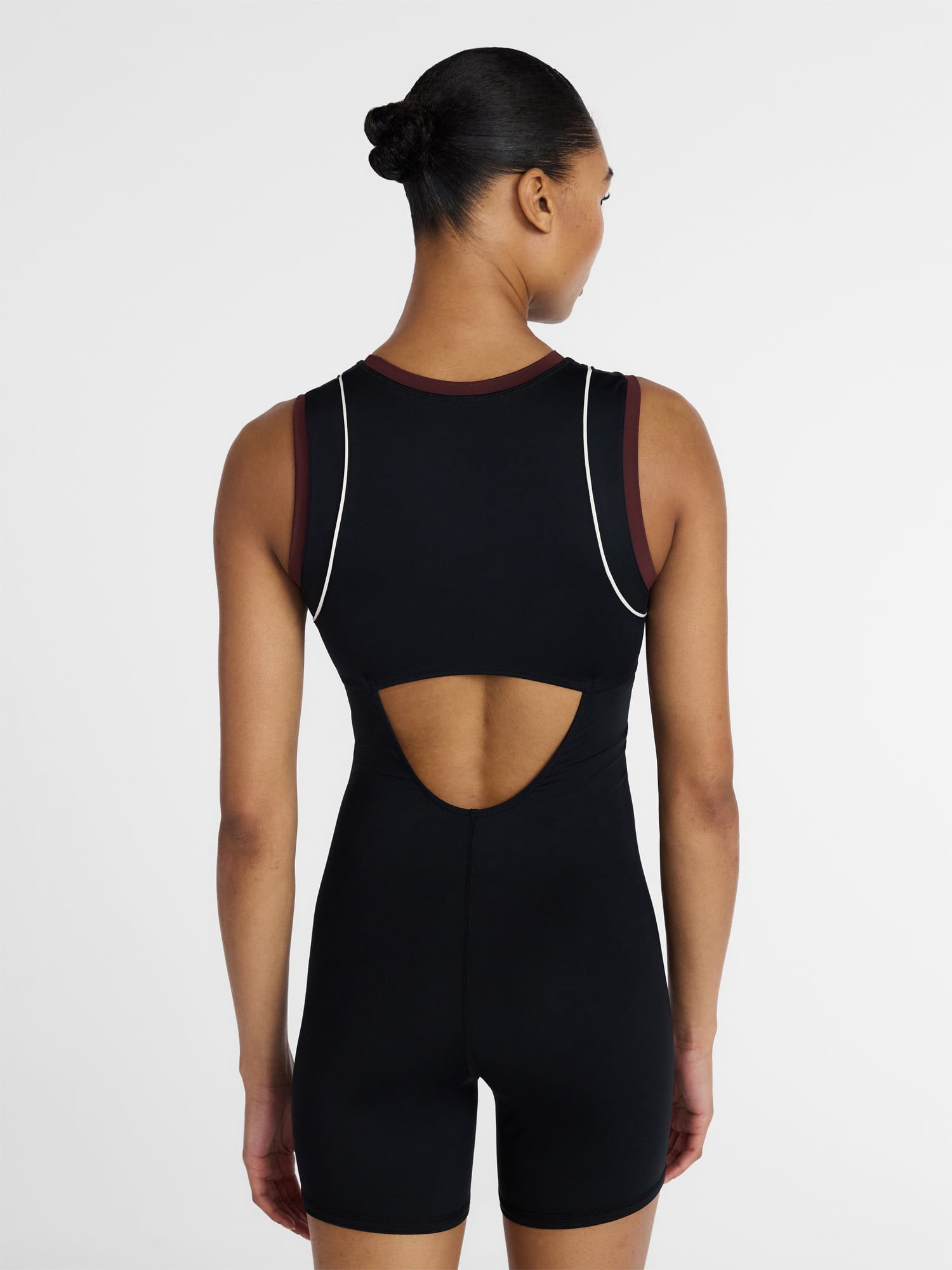Ozark Trail Women's and Women's Plus Size Swim Romper, Size XS-3X