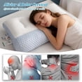 thumbnail image 2 of Almohada Memory Foam, Almohada Cervical para Aliviar el Dolor de Cuello, Almohadas Ortopédicas Ergonómicas, Fresca y Cómoda, Almohadas Individuales para Dormir de Lado, Boca Arriba y Boca Abajo, 2 of 6