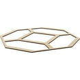 thumbnail image 6 of 33"W x 33"H x 3/8"T Extra Large Cameron Decorative Fretwork Wood Ceiling Panels, Birch, 6 of 10