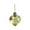 Green-GN-home supplies, variant on MORESEC XUld Home Hydrangea Glass Christmas Ball Light String with Colorful Filigree Decoration Christmas Ornaments
