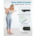 thumbnail image 5 of Báscula digital de baño LOFTILLA para peso corporal, báscula de alta precisión con IMC, grasa corporal y masa muscular, báscula de grasa corporal con Bluetooth de 400 lb, báscula automática de composi, 5 of 5