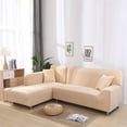 thumbnail image 3 of Sumhomie Stretch Washable Couch Slipcovers for Sectional Sofa L-shape Corner, 3 of 4