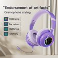 thumbnail image 6 of Bluetooth Wireless Headset with Mic for Work, Bluetooth 5.3, Advanced Noise Reduction Microphone, Clear Calls - Comfortable Over-Ear Headphones for PC, Laptop, iPhone, Android, Zoom, Office, 6 of 8