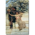 thumbnail image 1 of Ceramic Tile Mural-Lawrence Alma-Tadema Men Women Painting 40. 32" w x 48" h using (24) 8 x 8 ceramic tiles, 1 of 3